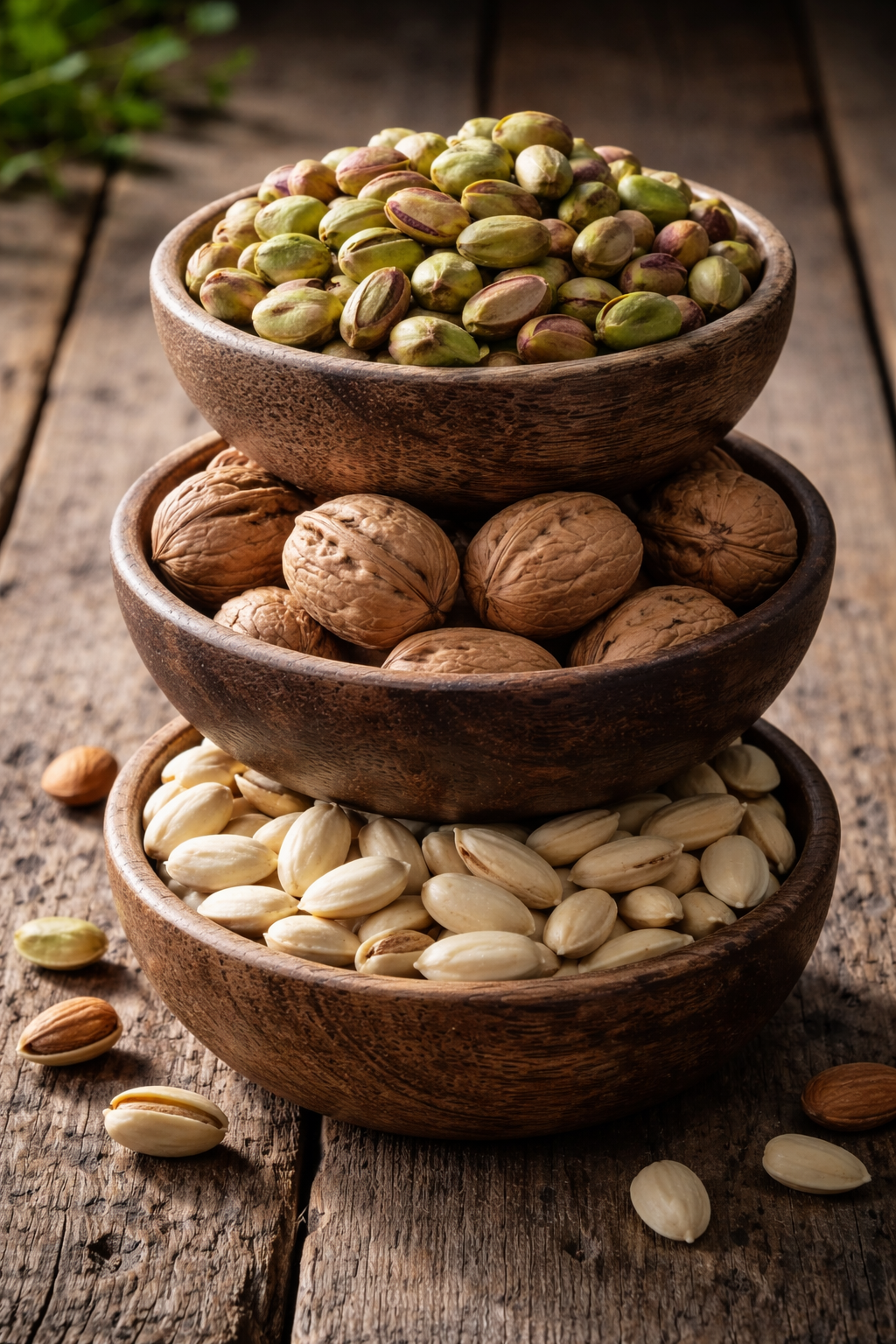 Antep fistigi, ceviz ve badem cesitleri